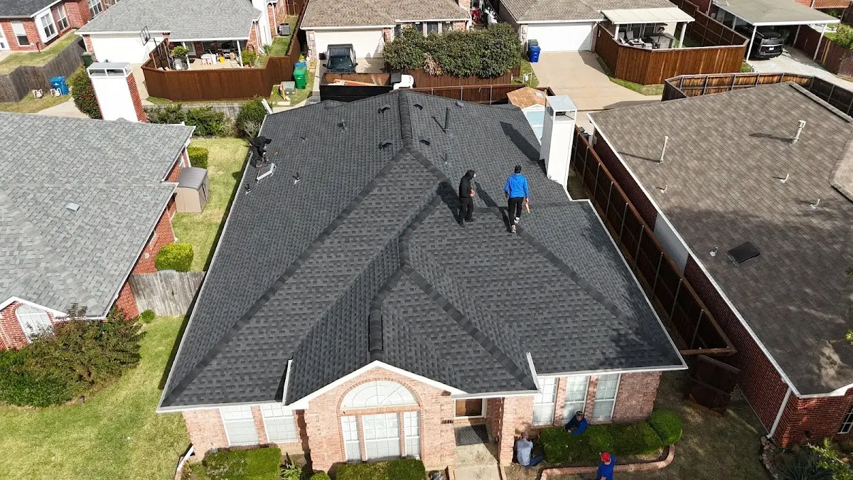 Commercial Roofing work in progress on a St. Augustine Beach property